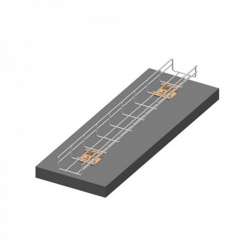 Araignée – Console Universelle Mural Pour Chemin De Câble En Fil – Largeur 50 Mm