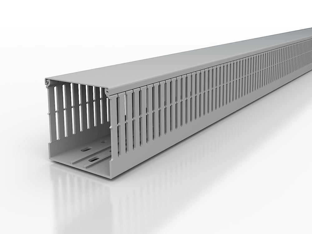 Goulotte pvc type E à Fentes 6-4 – 60x60mm – E94