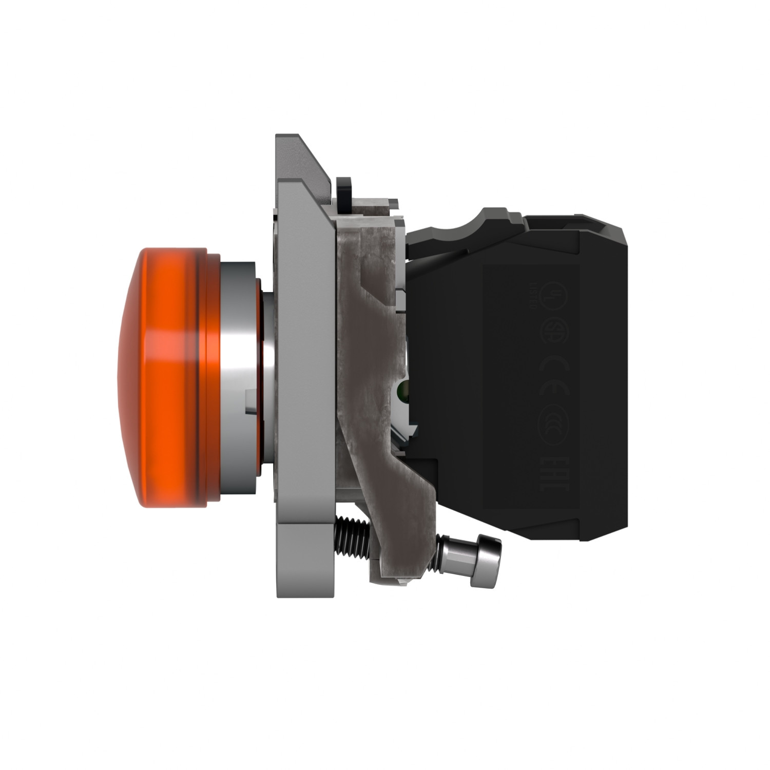 Harmony XB4 – voyant lumineux DEL – Ø22 – orange – 120V – vis étrier